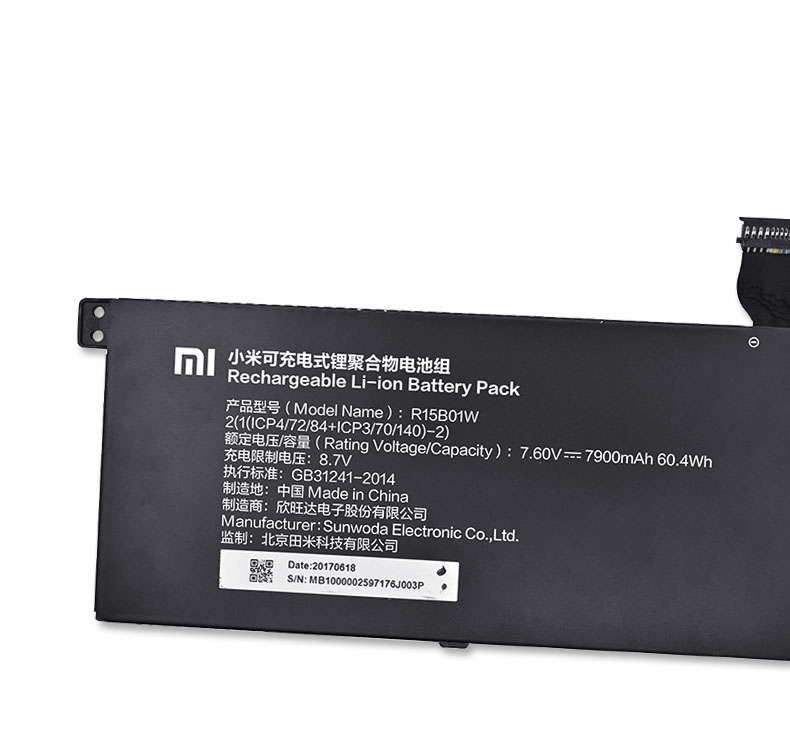 Original 7900mAh 60.04Wh 3 Cell Xiaomi Pro 15.6(i5-8250U/8G/256G) Battery